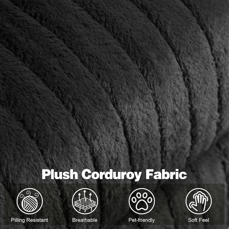 Rossetta Swivel Rocking Glider Power Recliner Chair with 24" Wide Seat & Type-C & USB Ports