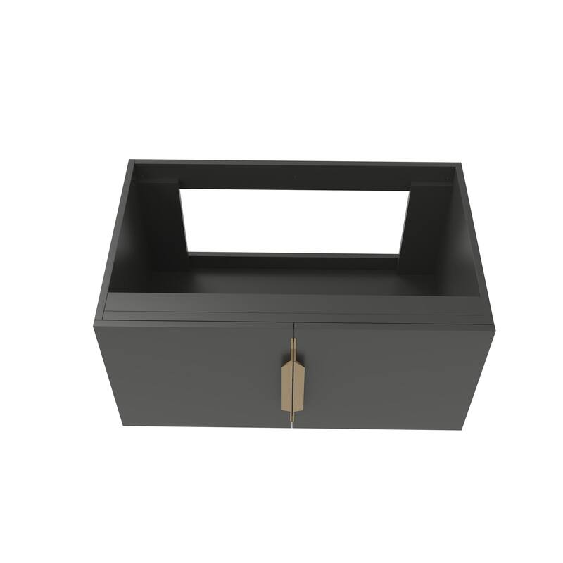 Alpine 30" Wall Mounted Bathroom Vanity (Base Only)