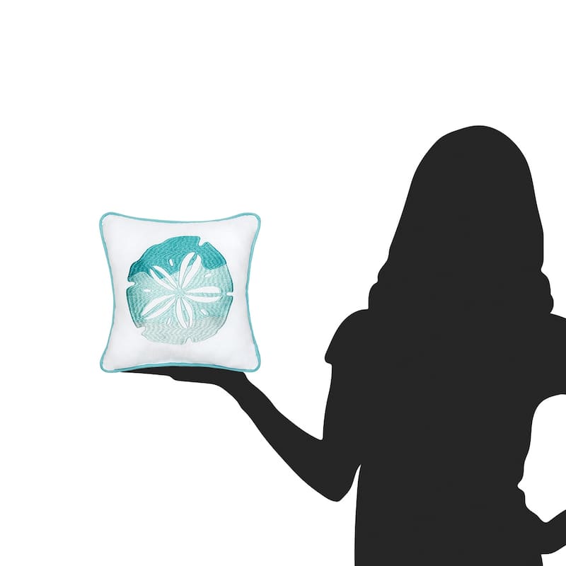 10" x 10" Beach Forever Small/Petite Accent Pillow