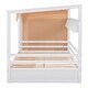 preview thumbnail 41 of 44, Full size House Bed with Two Drawers and Wardrobe