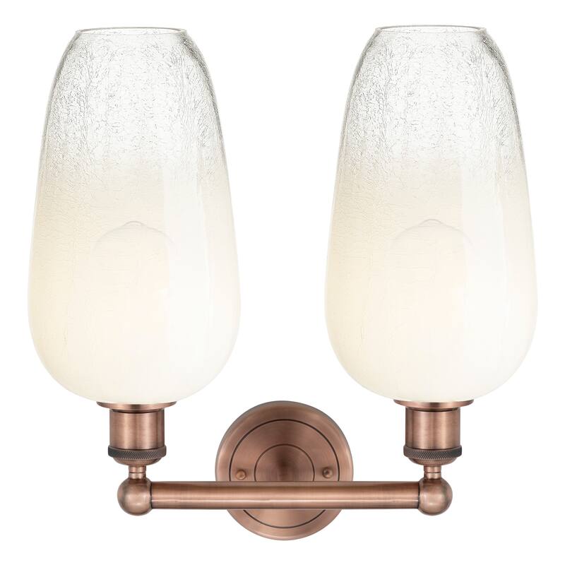 Innovations Lighting Endless Possibilities Edison - Brookhaven Flute - 2 Light 16" Bath Vanity Light