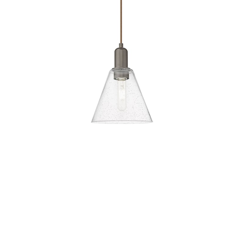 Innovations Lighting 716-1P-11-8 Berkshire Glass Pendant Berkshire - Oil Rubbed Bronze / Seedy