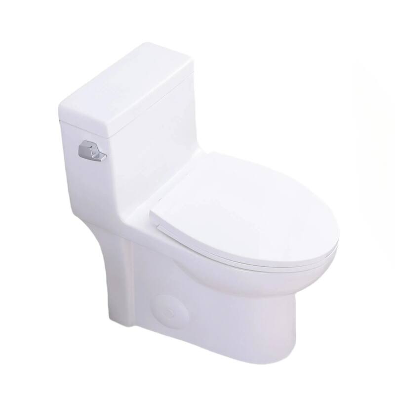 1.28GPF One-Piece Toilet, Elongated ADA, Side Flush, 1000g MAP, White