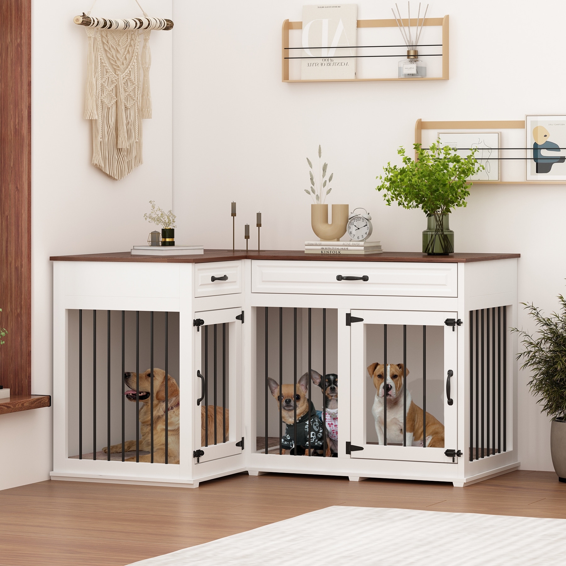 Dog crate dresser outlet