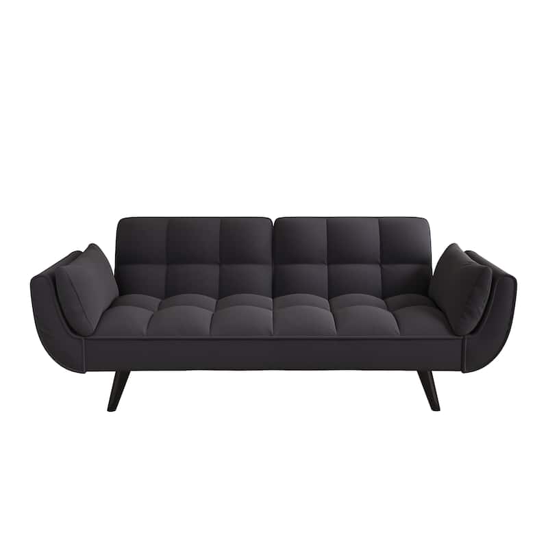 57" Velvet Sofa with Adjustable Backrest - Bed Conversion for Living or Guest Rooms