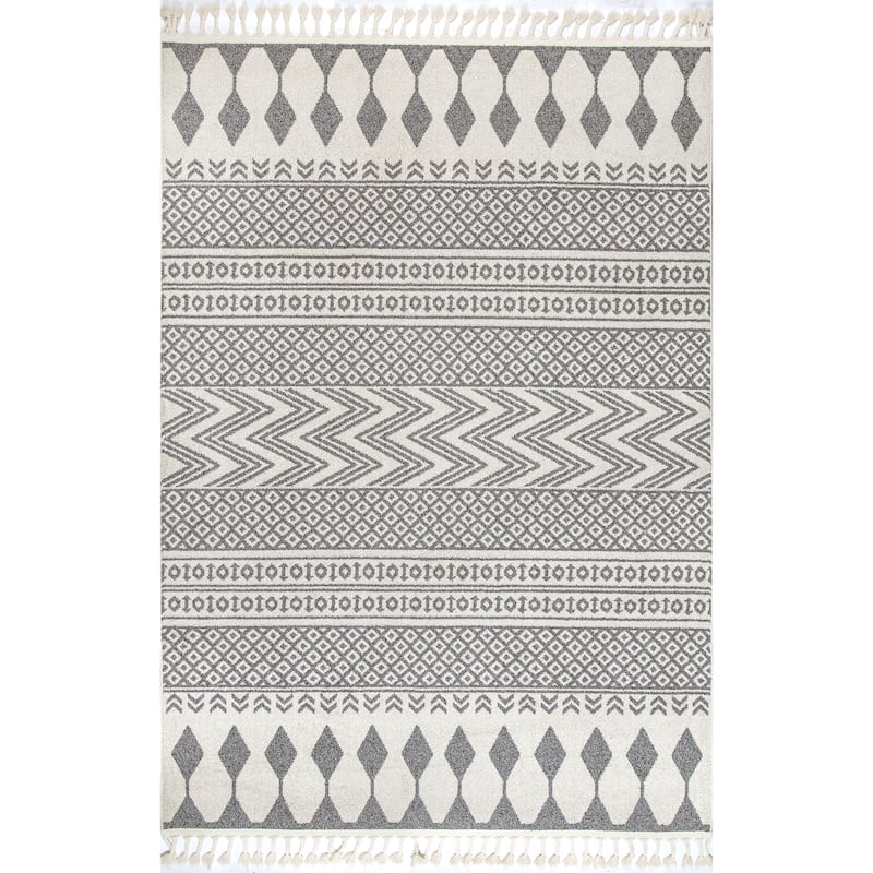 Nuloom Southwestern Tribal Tassel Outdoor Cordell Area Rug