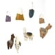preview thumbnail 6 of 9, Little Llamas Baby Nursery Felt Mobile