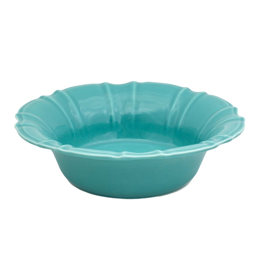 PIONEER WOMAN Bright Set of Colorful Fluted/ Nesting Mixing Bowls