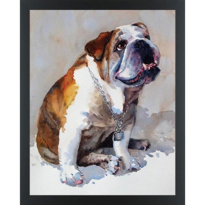 Shop Easy Art Prints Edie Fagan S Major Wembly E Bull Dog Premium Canvas Art Overstock 25749285