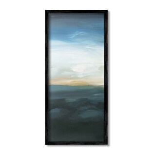 Stupell Dark Abstract Sunrise Framed Giclee Art Design By Ethan Harper ...