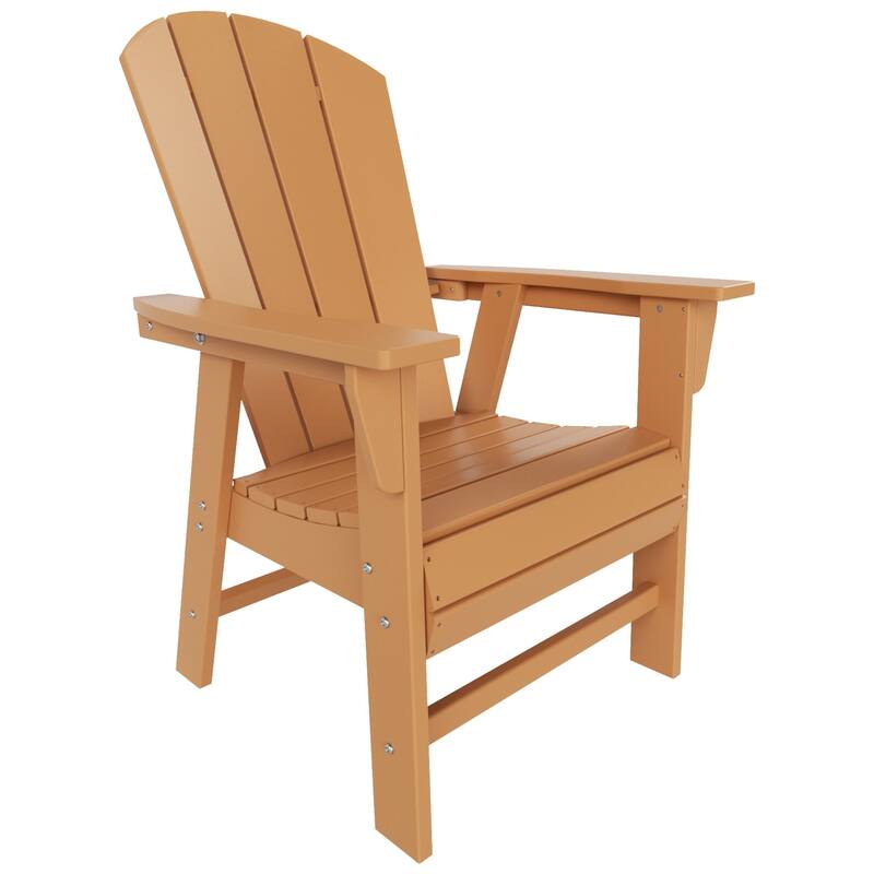 Polytrends Laguna Casual Upright Adirondack Chair (Set of 2)