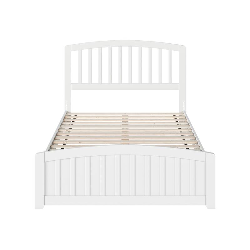 Quincy Solid Wood Low Profile Platform Bed with Matching Footboard