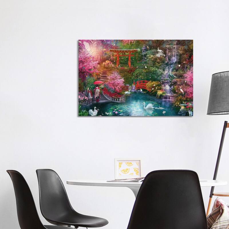 iCanvas "Japanese Garden" by Claudia McKinney Canvas Print - 26x40x1.5