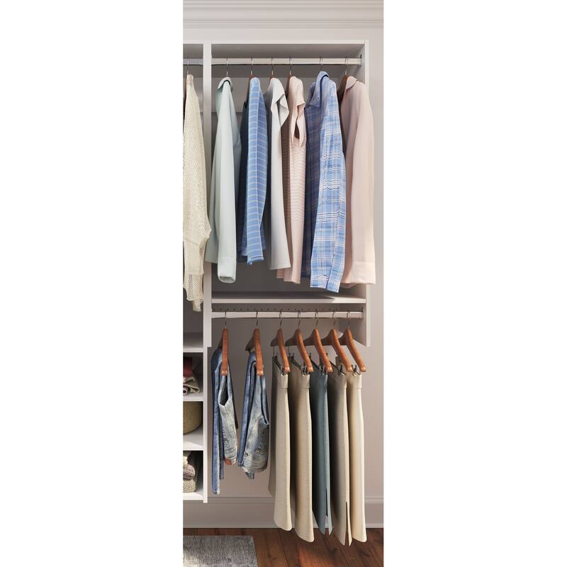 Easy Track Double Hang Laminate Tower Kit