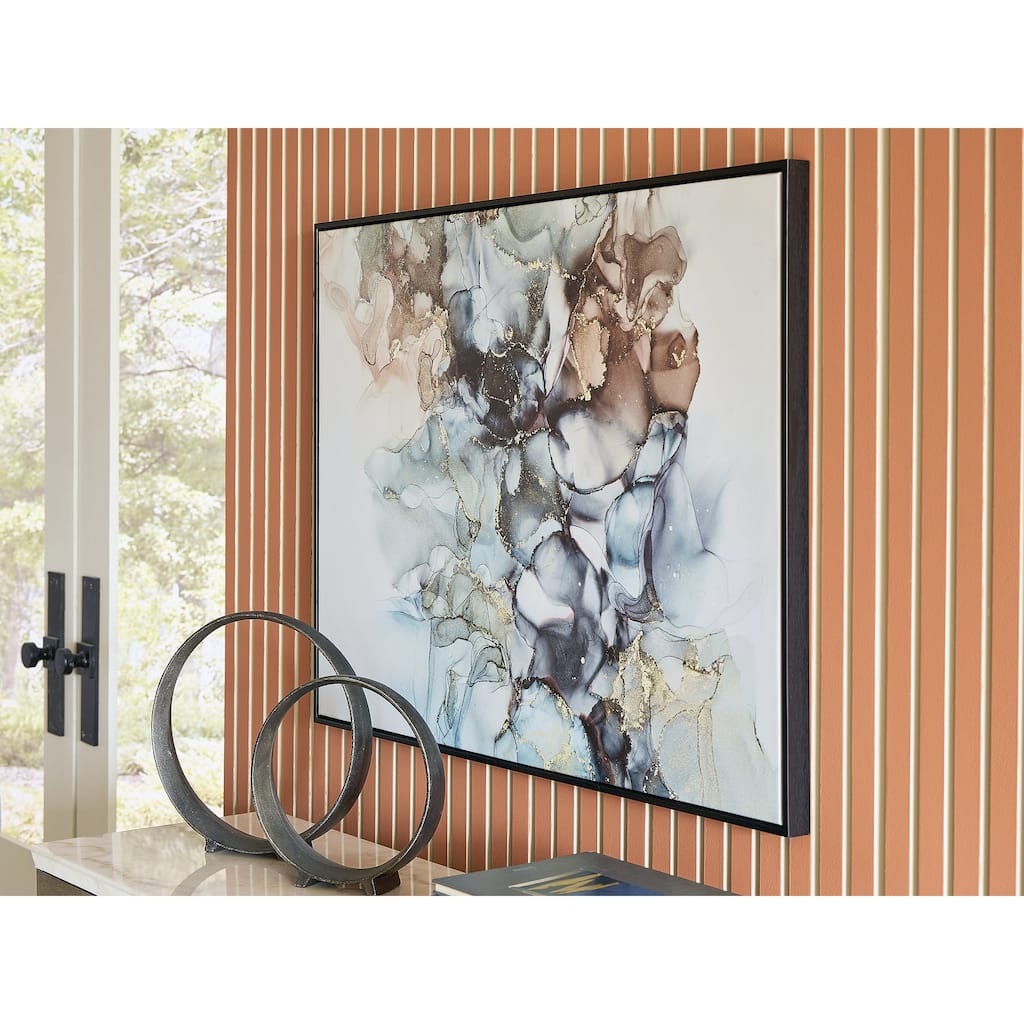 Signature Design by Ashley Jordsboro Blue/Brown Wall Art