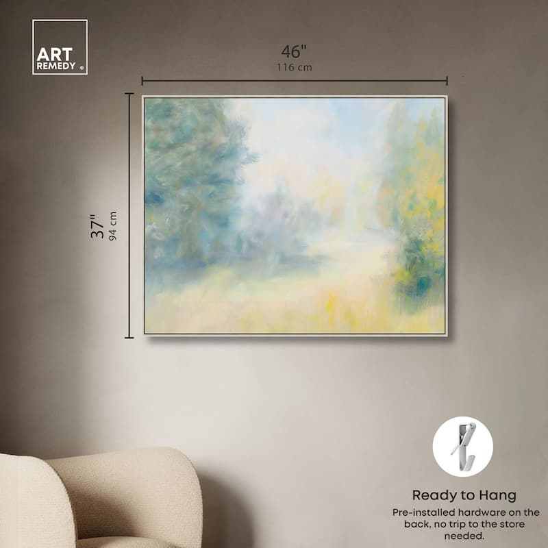 Faded Horizon I Canvas by Art Remedy