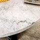 preview thumbnail 11 of 11, Furniture of America Brec Rustic White 48-inch Pedestal Dining Table
