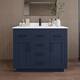 Option Dark Blue / White Quartz Top / Matte Black
