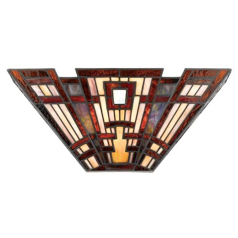 Quoizel Classic Craftsman Tiffany Wall Sconce