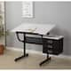 Adjustable Drafting Drawing Table with Stool and 3 Drawers - Bed Bath ...