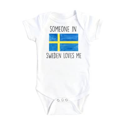 Sweden Someone - Baby Boy Girl Clothes Infant Bodysuit Funny Cute Newborn