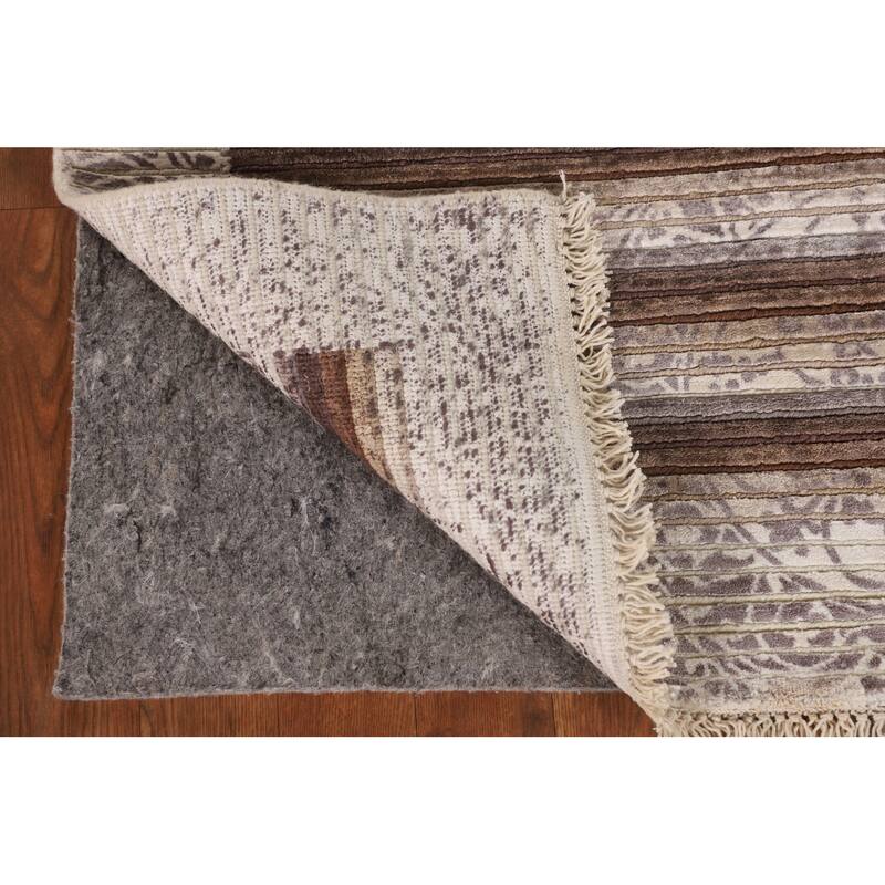 Abstract / Modern Accent Rug Hand-Knotted Wool Carpet - 2'8"x 4'10"