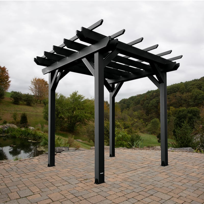 Highwood Bodhi 8 x 8 Recycled Plastic Pergola