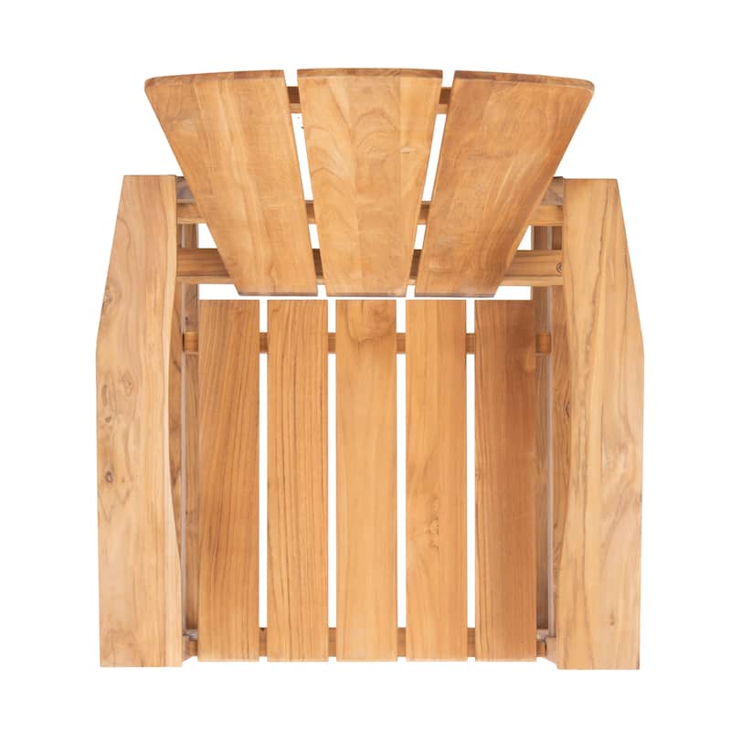 SAFAVIEH Couture Oney Brazilian Teak Adirondack Chair - 28.8" W x 37.6" D x 39.6" H - 29W x 38D x 40H