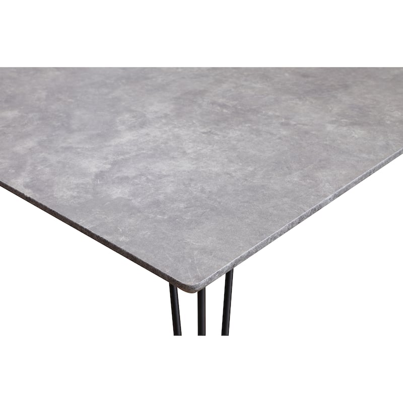 Somette Shiva Brown and Black Dining Table