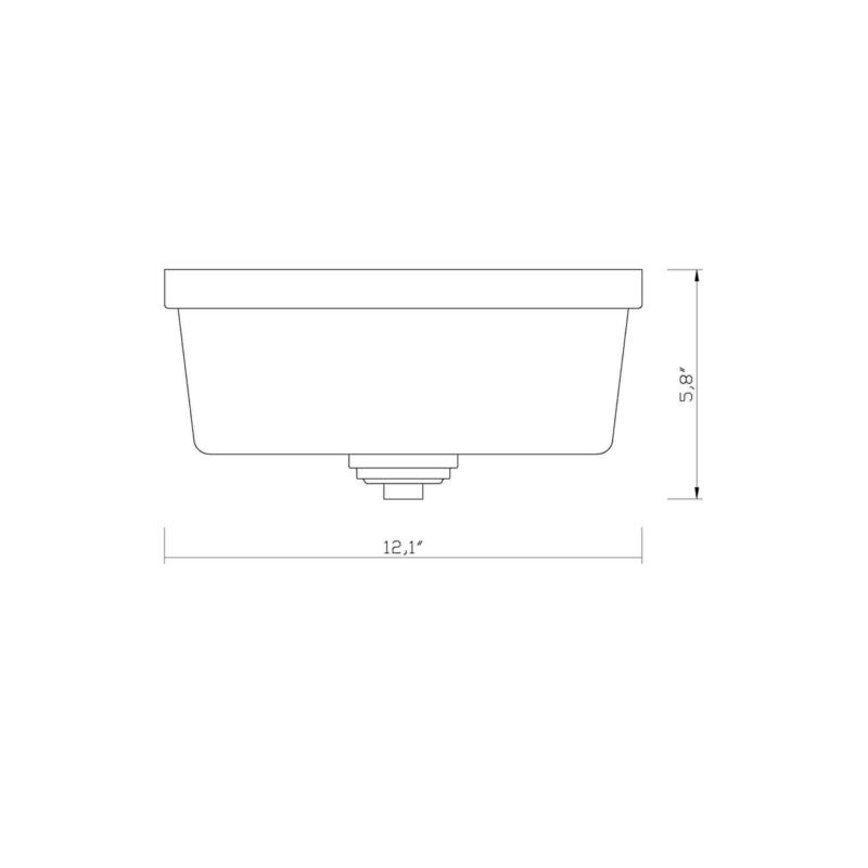 Bellevue Paula 2 Light 12" Wide Flush Mount Drum Ceiling Fixture