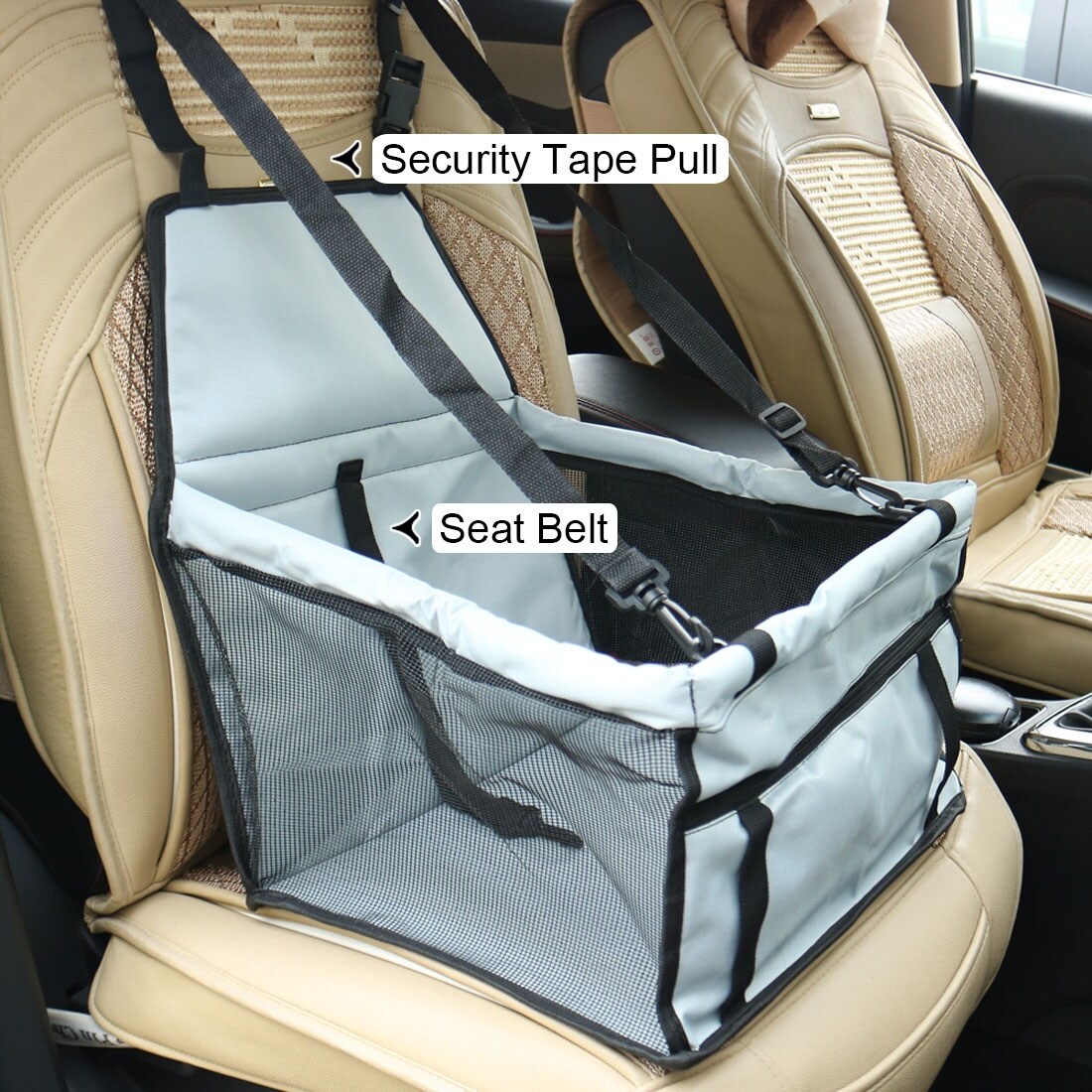Shop Car Booster Seat Portable Dog Pet Carrier Storage Folding