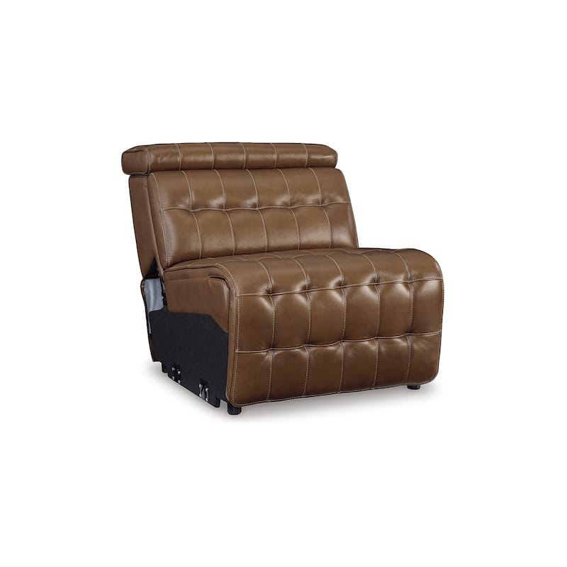 Signature Design by Ashley Temmpton Medium Brown 5-Piece Power Reclining Sectional - 110"W x 110"D x 34"H