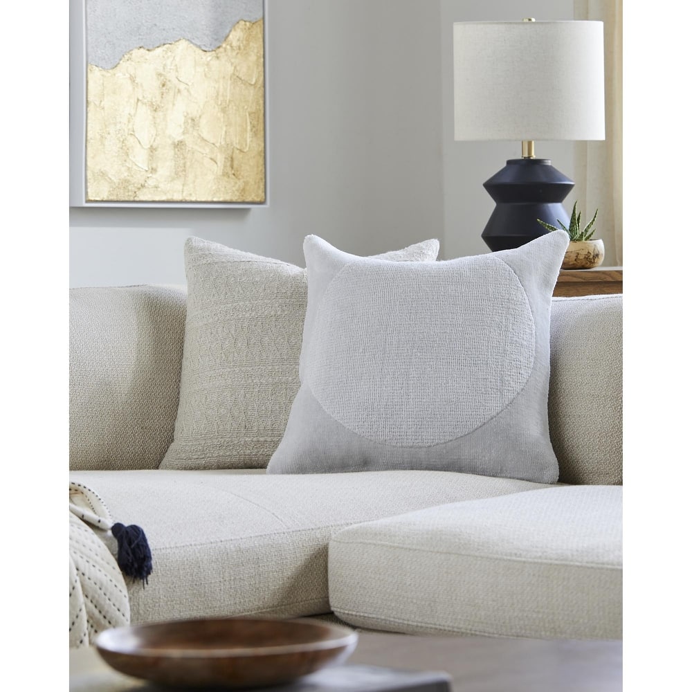 Zane Modern & Contemporary Solid Color Decorative Throw Pillow