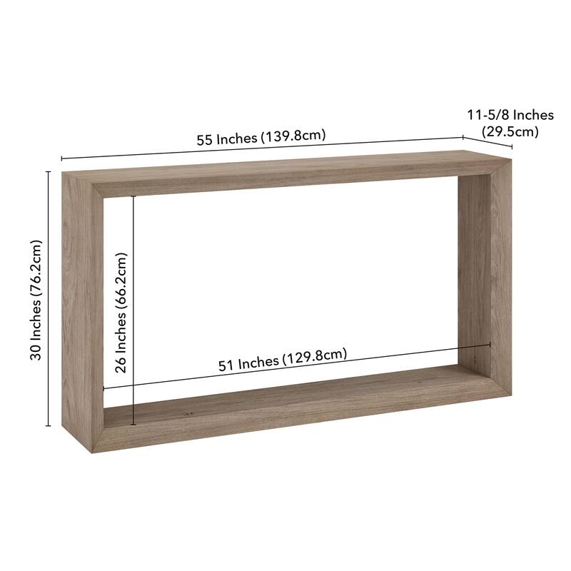 Osmond 55" Wide Rectangular Console Table