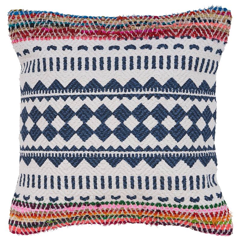 Sevita Geometric Bohemian 18 inch Throw Pillow, Single or Set of 2