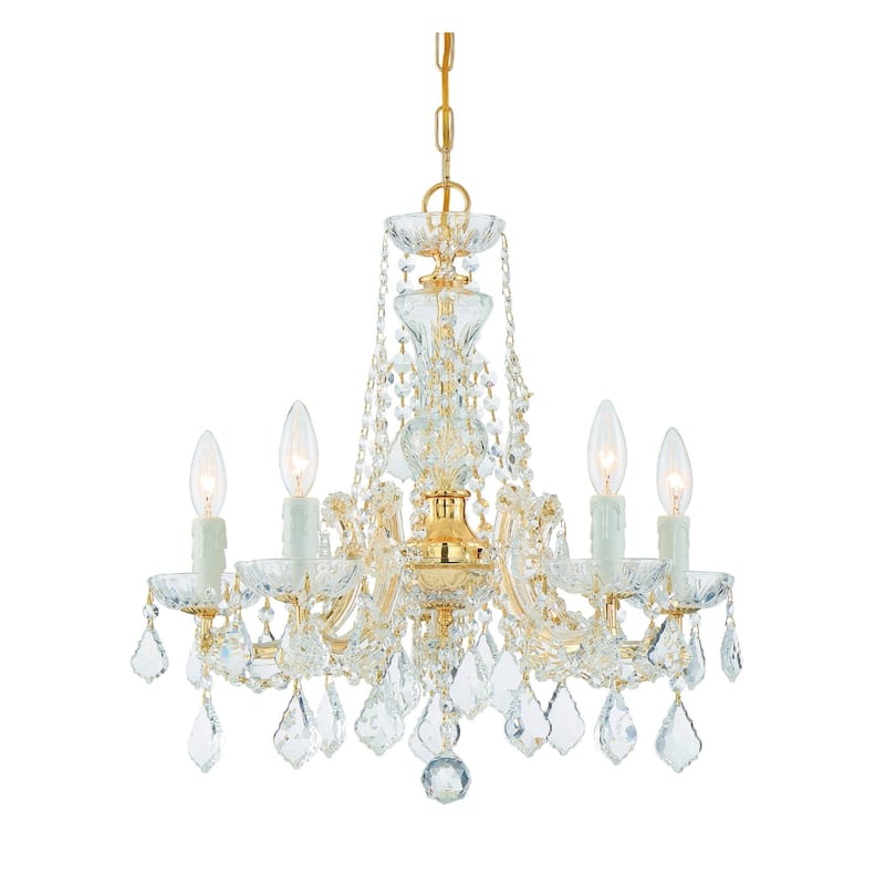 Crystorama Lighting Group Maria Theresa 5 Light 20" Wide Chandelier - Gold
