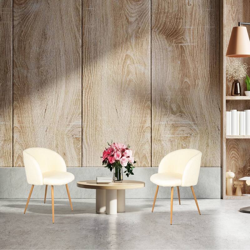 Rocking Accent Chair Tufted Upholstered Linen Wingback