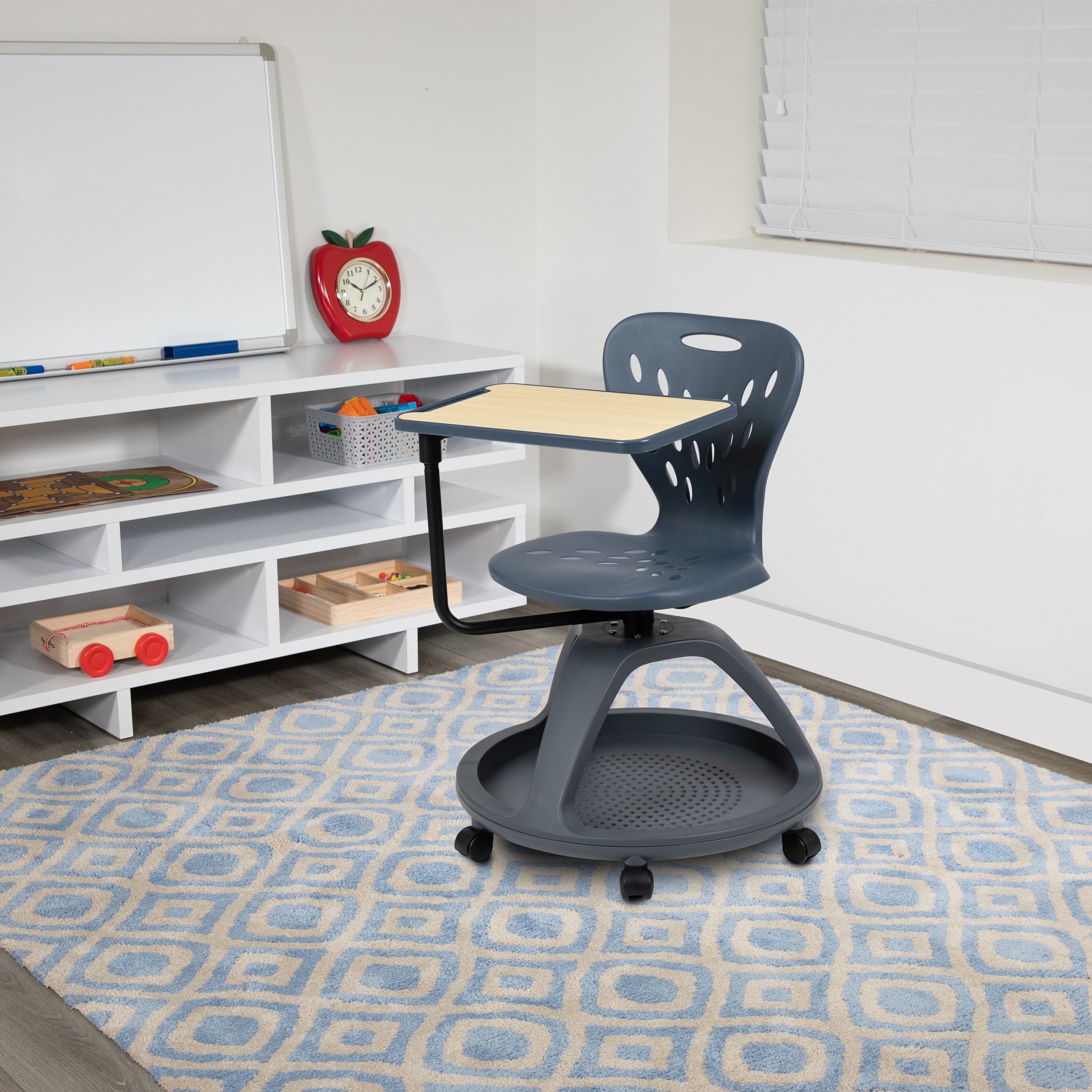 Desk and new arrivals swivel chair set