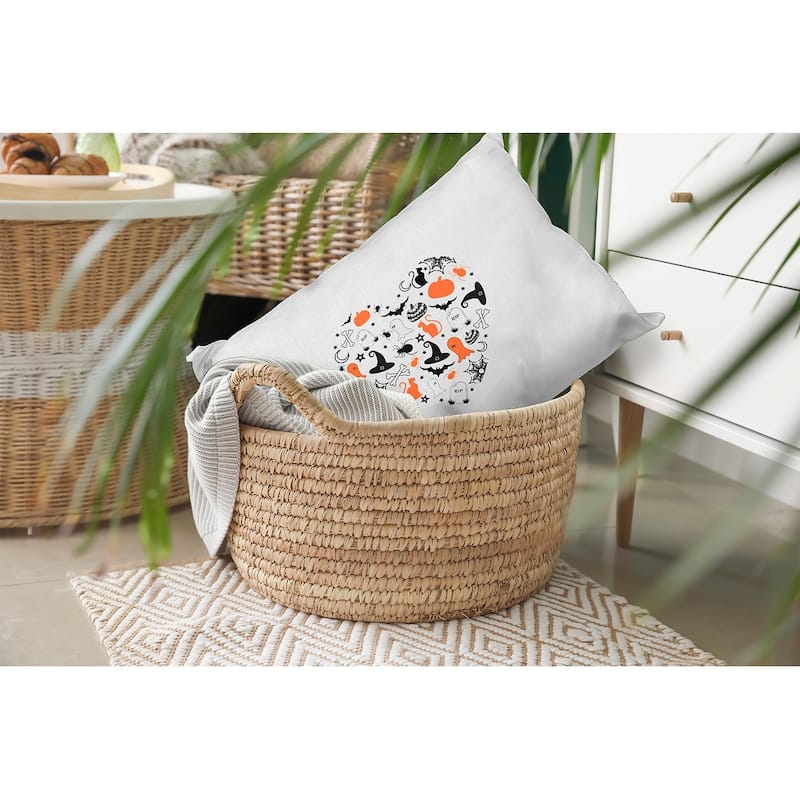Halloween Heart Accent Pillow