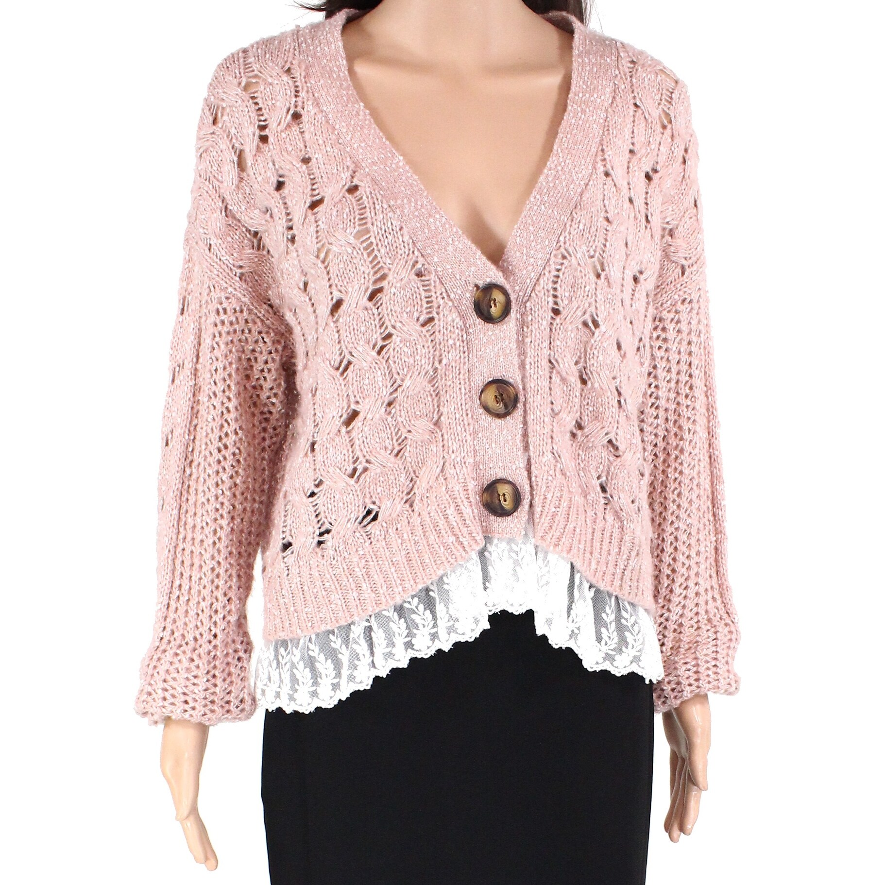 pol sweater cardigan