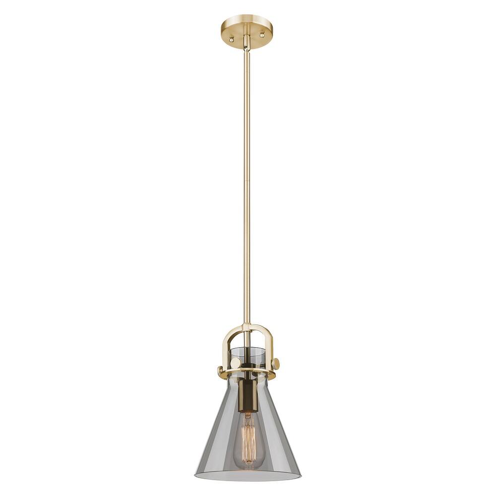 Innovations Lighting Downtown Urban - Newton Cone - 1 Light 8" Stem Hung Arched-Frame Mini Pendant