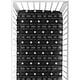 preview thumbnail 1 of 4, Black and White Boho Mudcloth Boy Girl Fitted Crib Sheet - White Black Woodland Bohemian Tribal Southwest Geometric Arrow Aztec