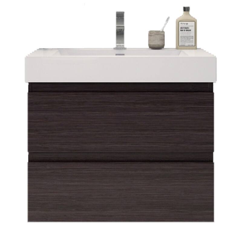 Baillie 30'' Wall-Mounted Vanity with Reinforced Acrylic Sink