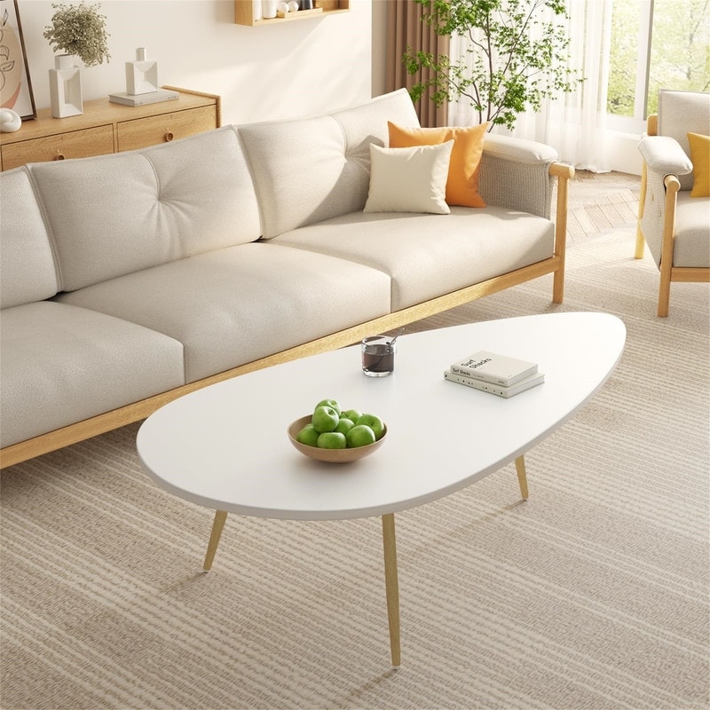 Oval coffee tables shop for small spaces