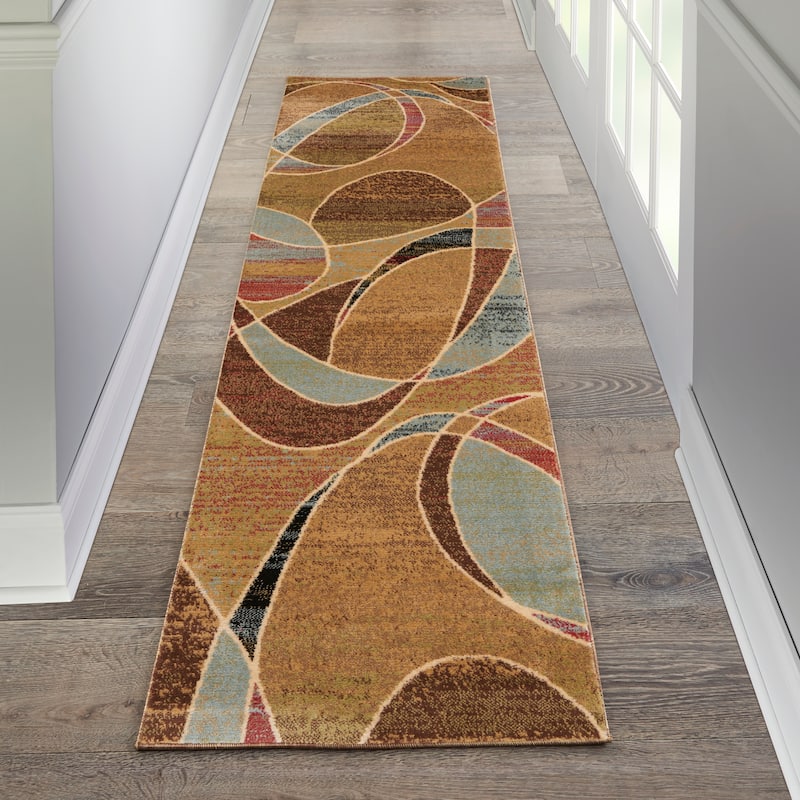Nourison Expressions Abstract Geometric Area Rug