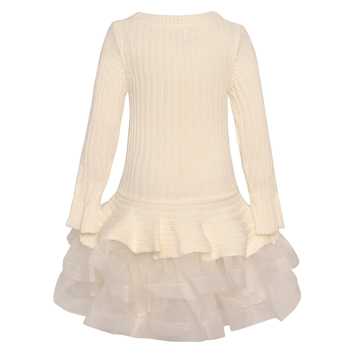 bonnie jean long sleeve drop waist dress