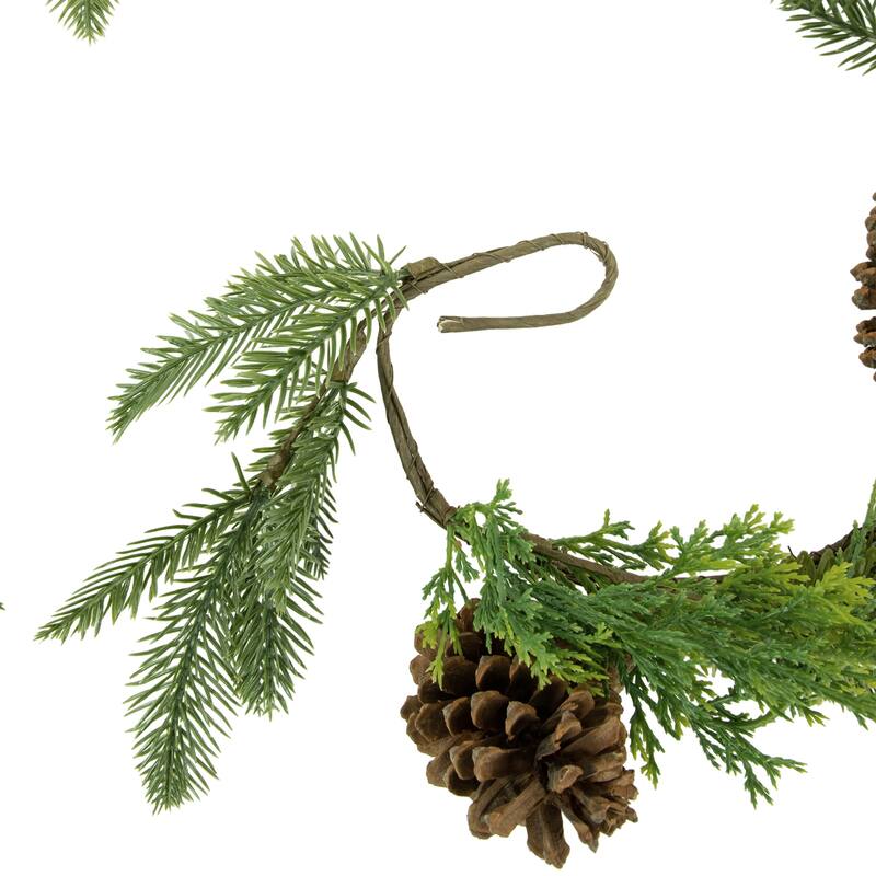 5' Mixed Pine and Pinecone Artificial Christmas Garland Unlit