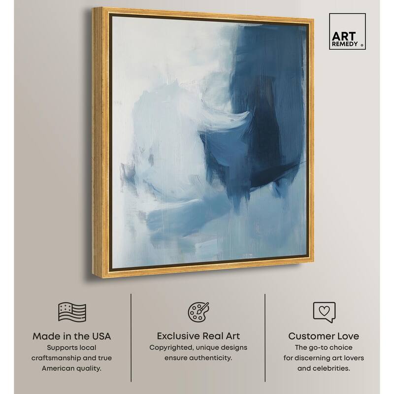 Glacial Reflections II Canvas by Art Remedy