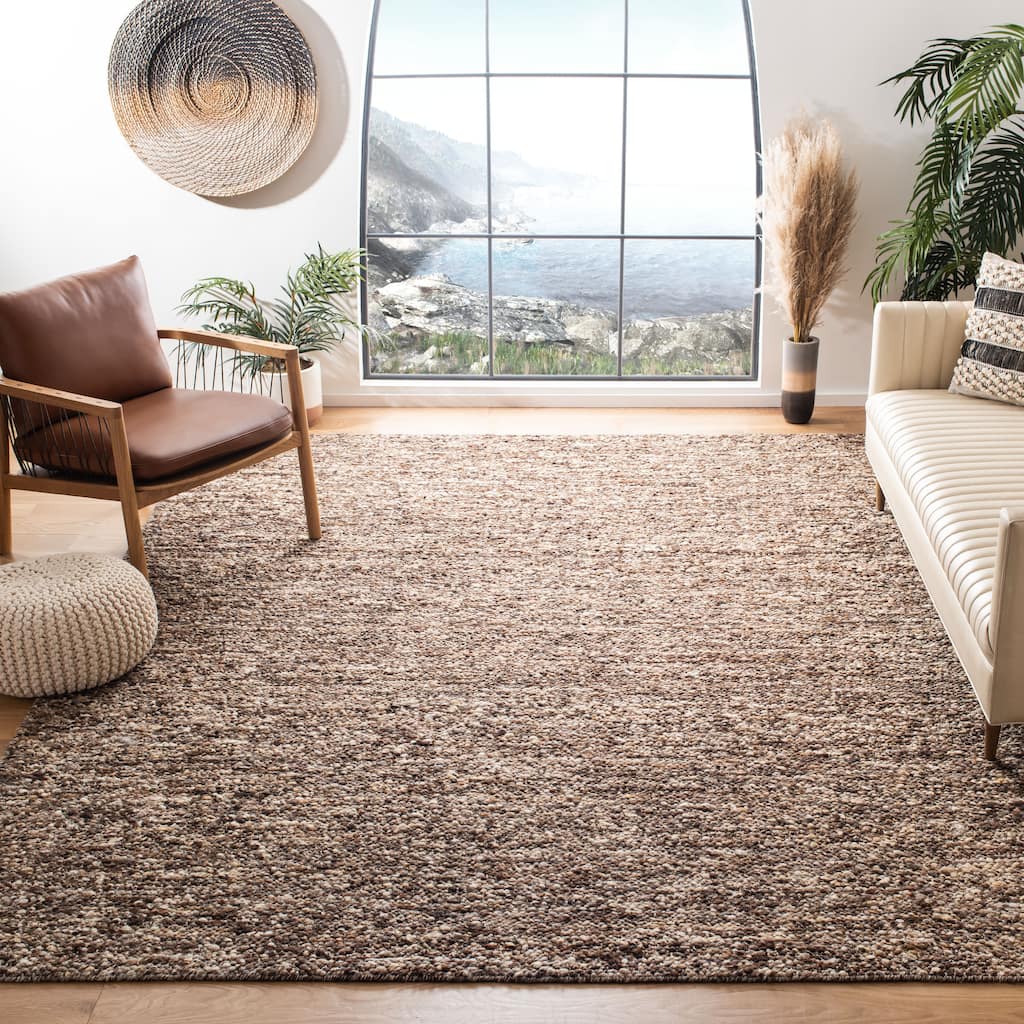 SAFAVIEH Handmade Natura Lavdie Transitional Geometric Wool Rug