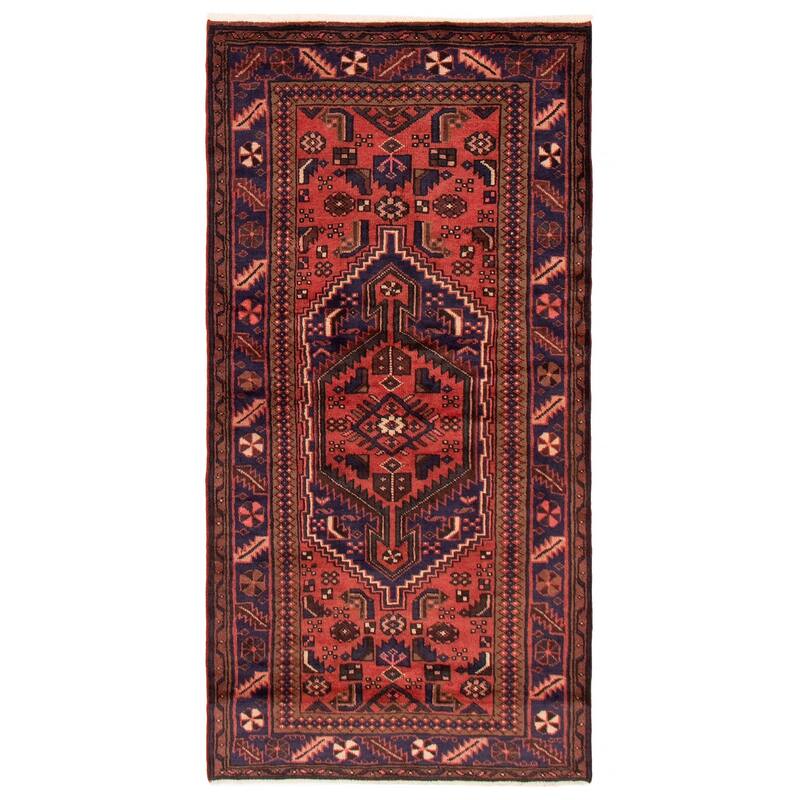 ECARPETGALLERY Hand-knotted Andelz Copper Wool Rug - 3'8 x 7'1 - Dark Copper - 3'8 x 7'1